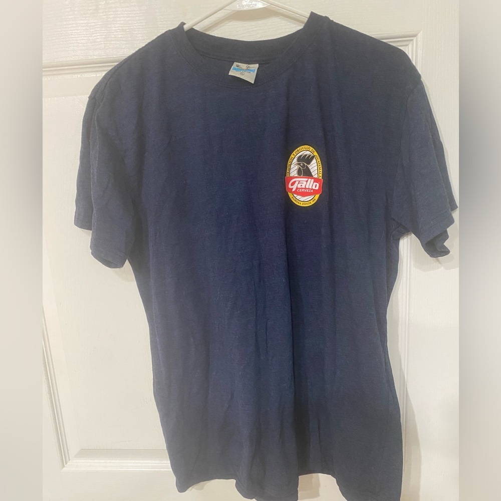 Vintage Gallo Cerveza Beer Promo T-Shirt Co. Lux Tag Guatemala 80s/90s XL